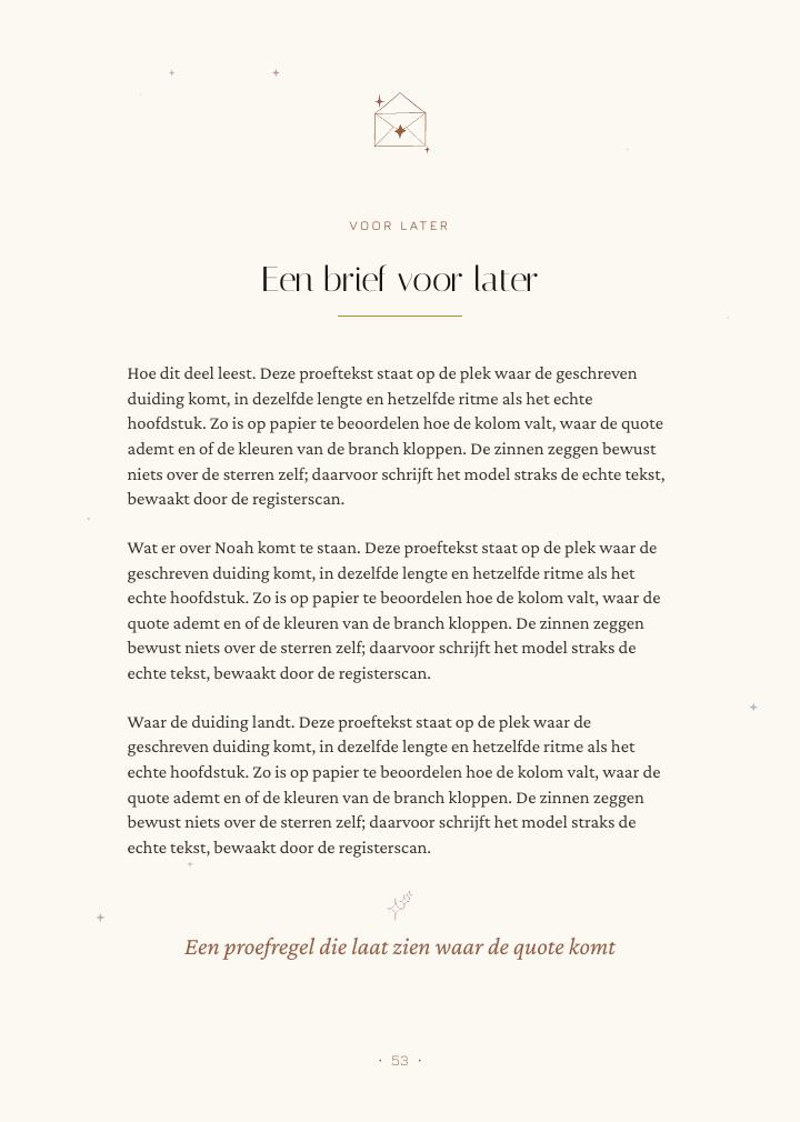 Om zelf in te vullen: een blad uit een proefboek